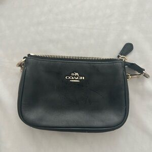 Coach Black Leather Women's Bag